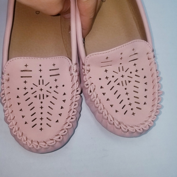 🌸 Lucky brand | Pink Suede Mocassin‎ Flat, size 10 - Picture 7 of 8